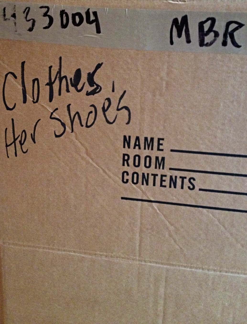 Moving box.