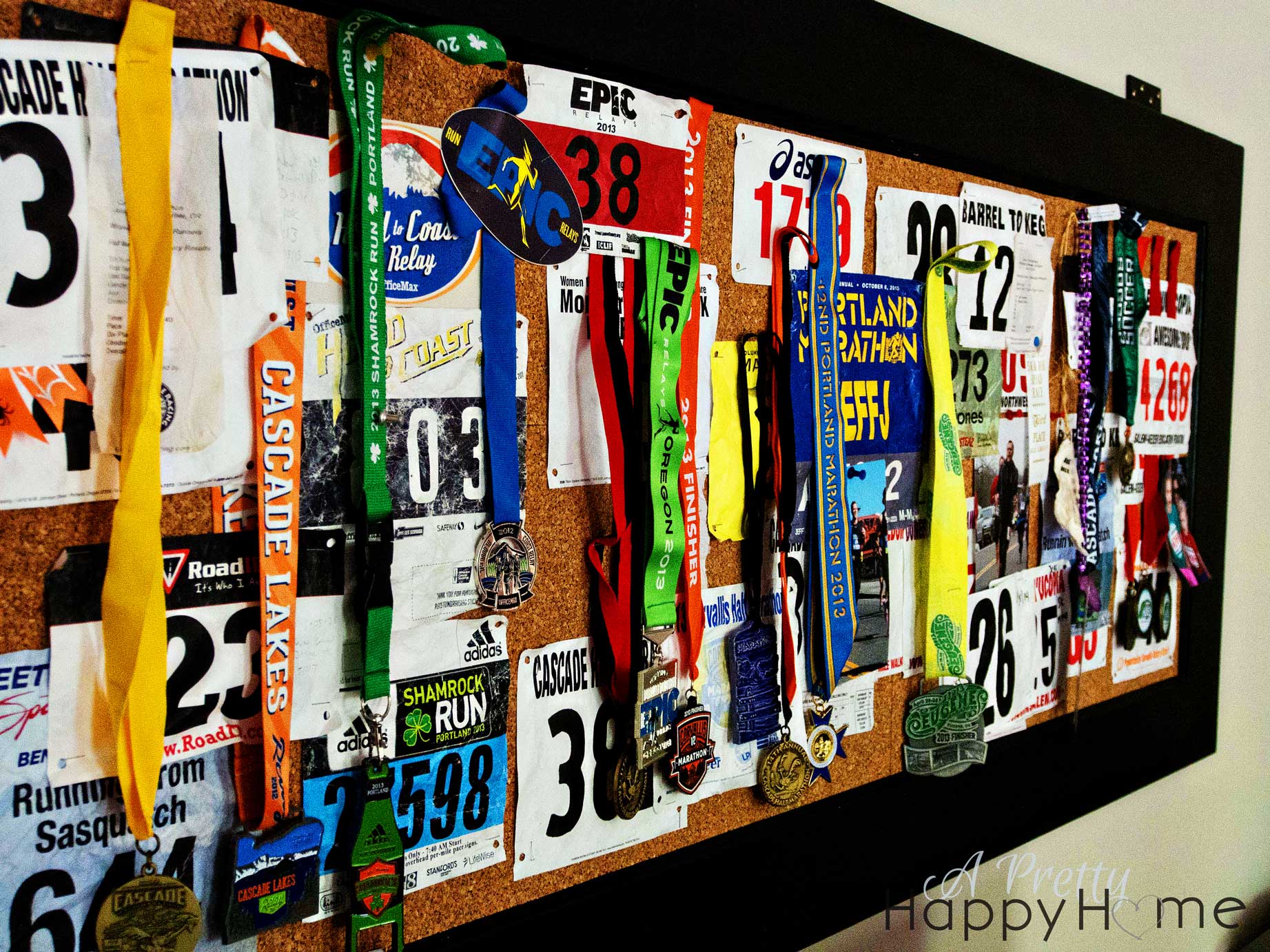 Running Bibs and Medals