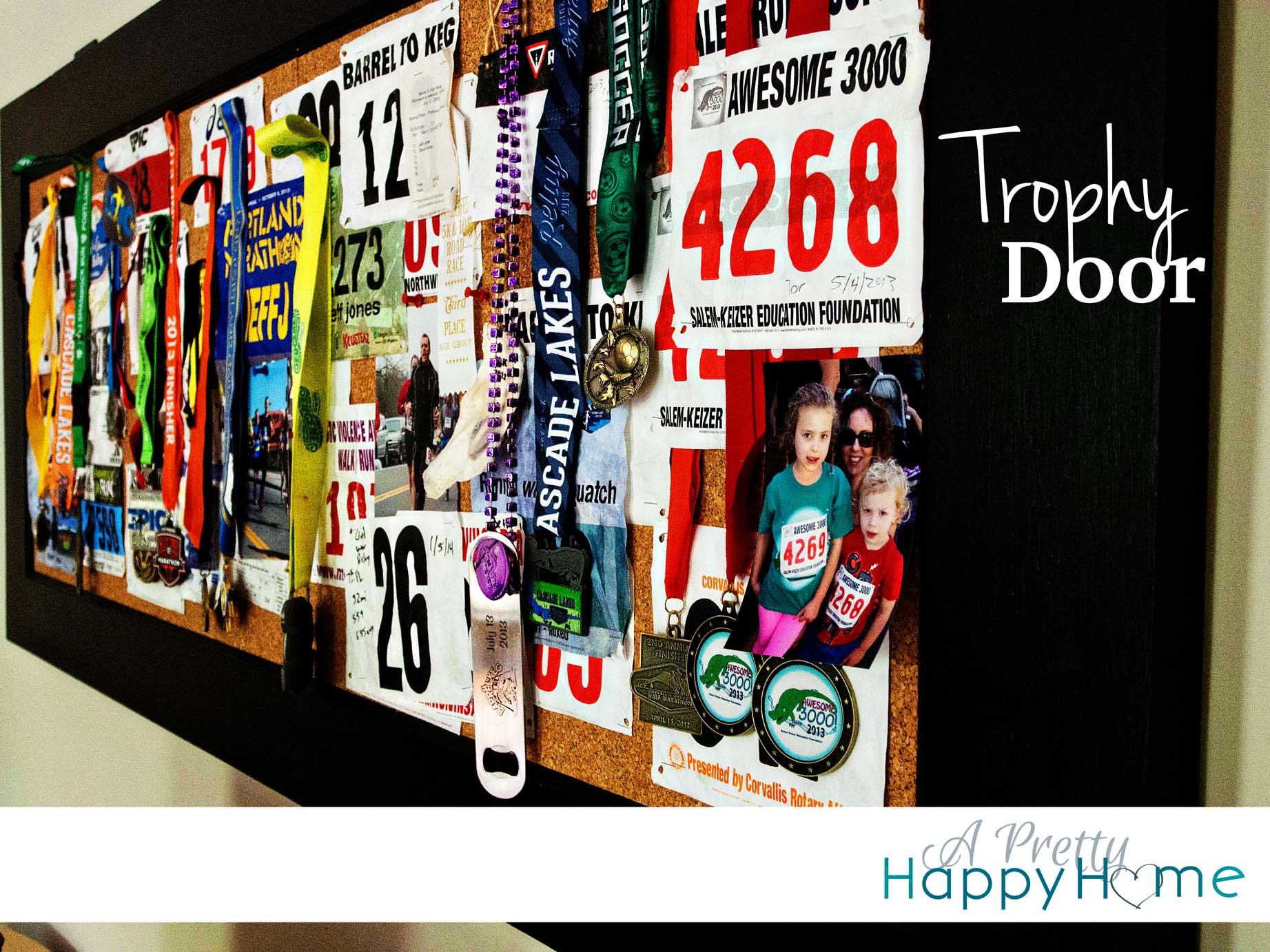 Racing Trophy Display Door - Title