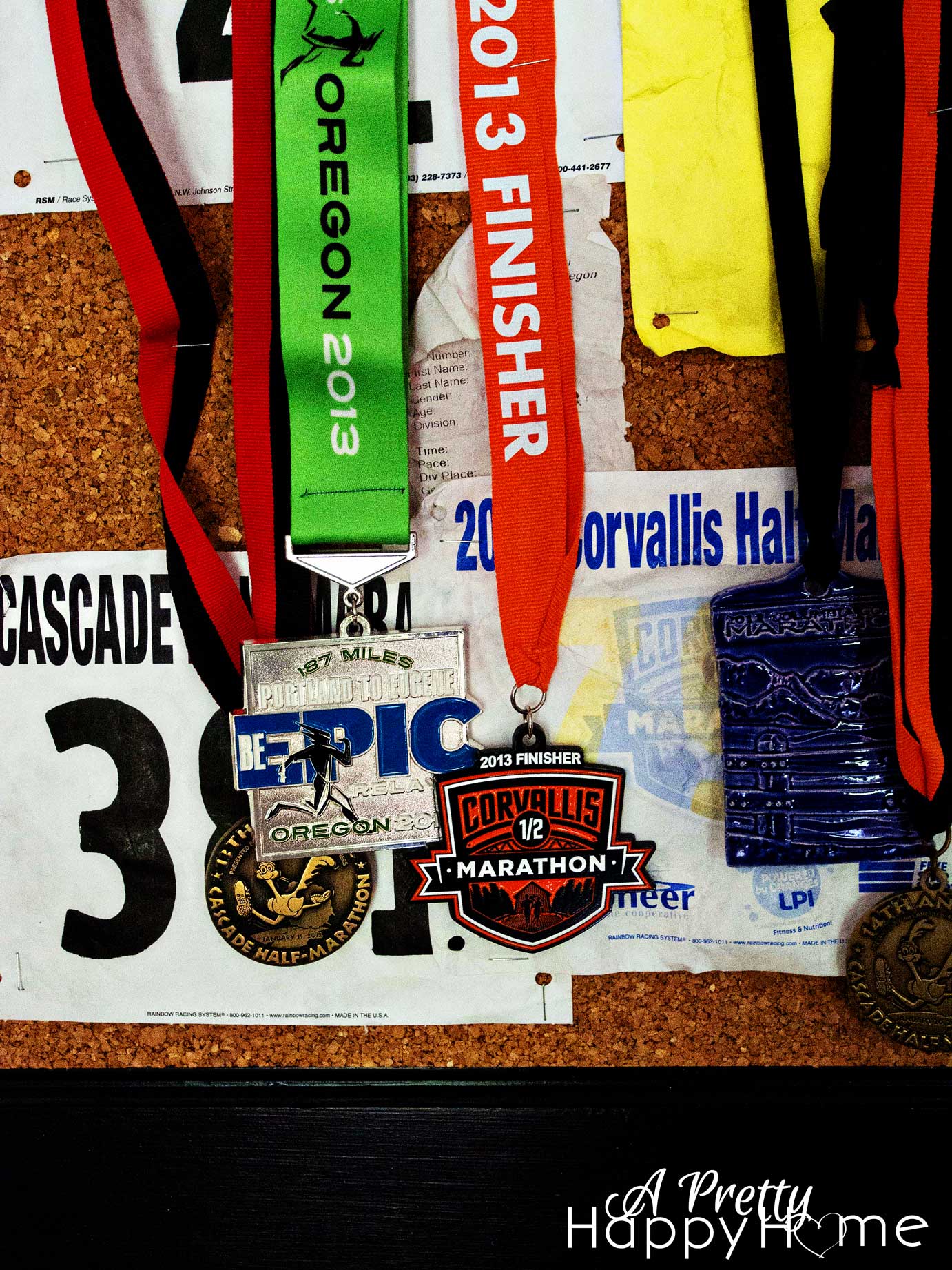 Running Bibs and Medals