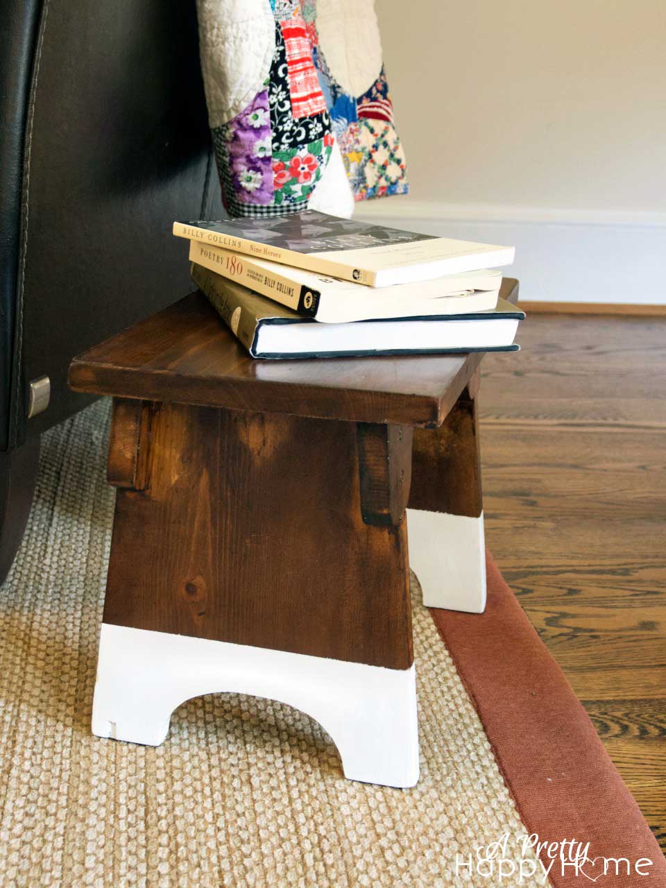Step Stool (from High School Shop Class) Makeover dipstool4