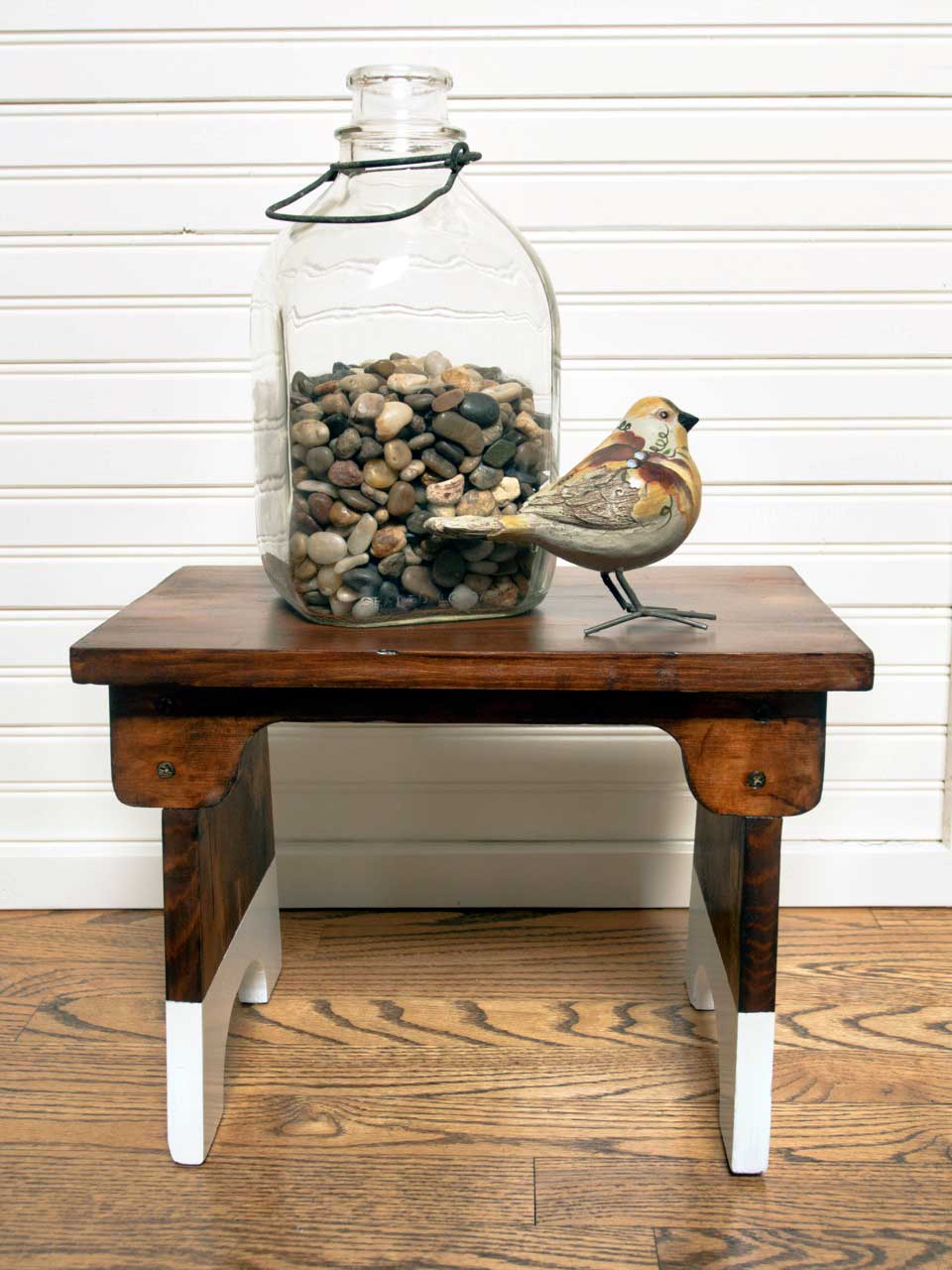 Step Stool (from High School Shop Class) Makeover dipstool5