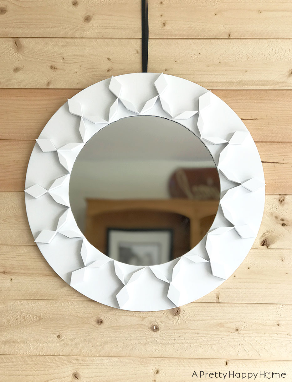 diy geometric frame using wood children's blocks