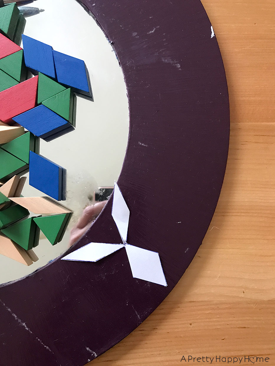 children's blocks and mirror template