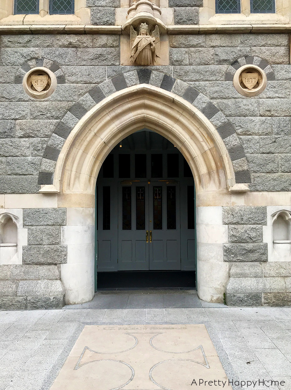 not catholic - church door