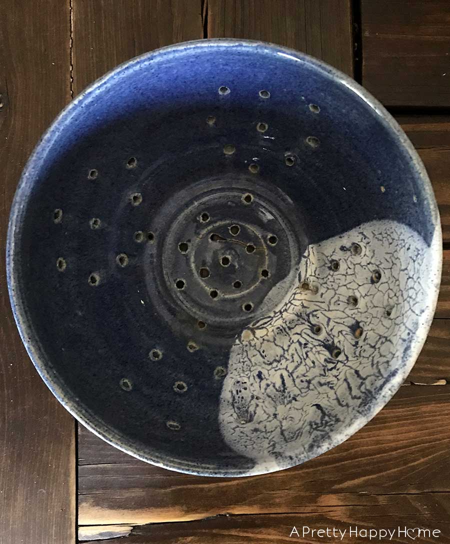 in praise of the ceramic colander