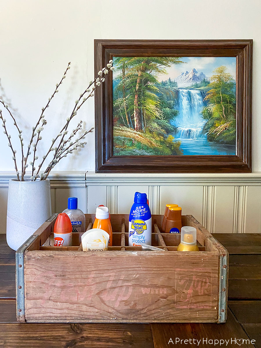 Practical Uses for Soda Crates sunscreen caddy Practical Uses for Soda Crates sunscreen caddy