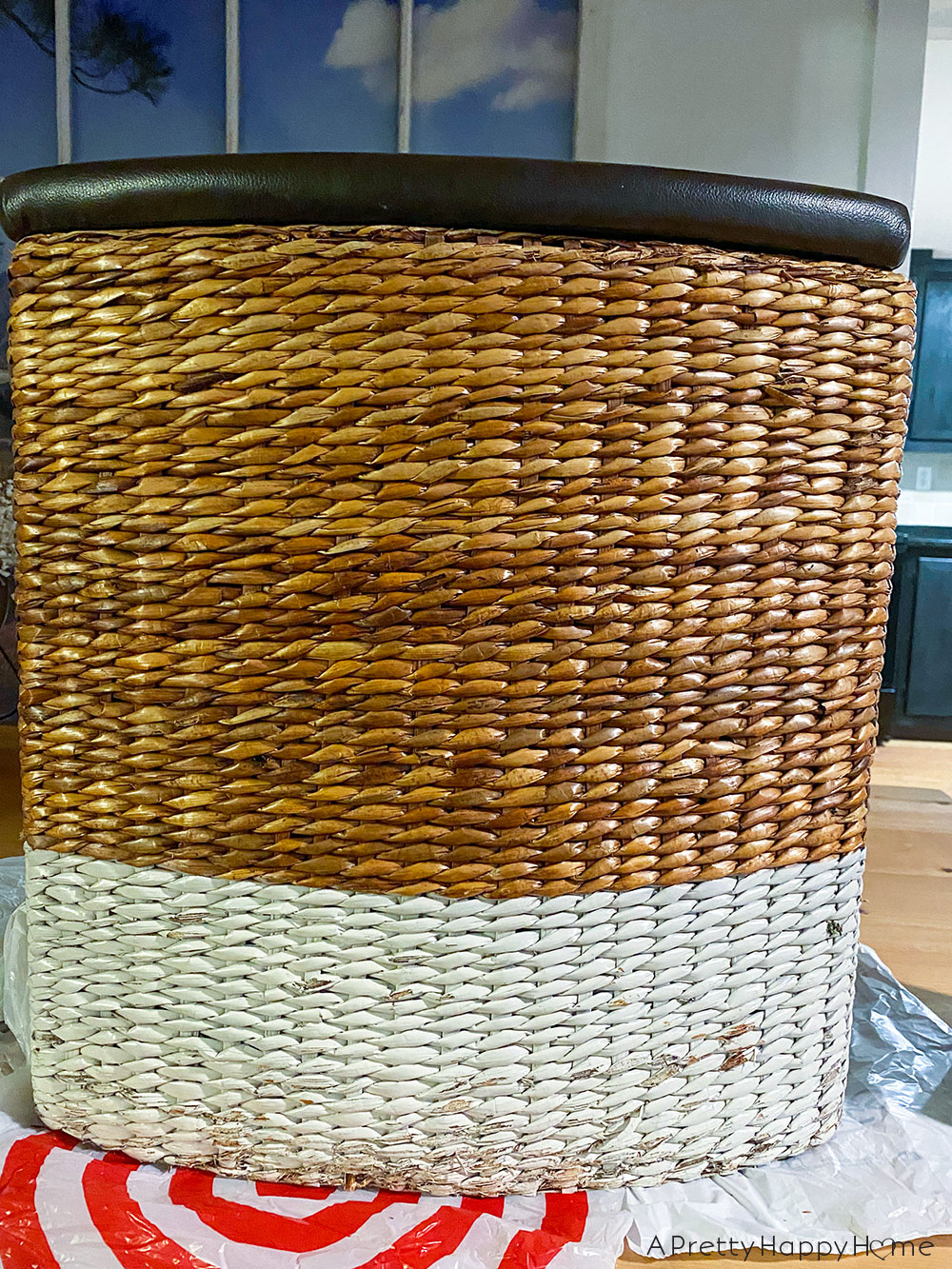 laundry hamper before