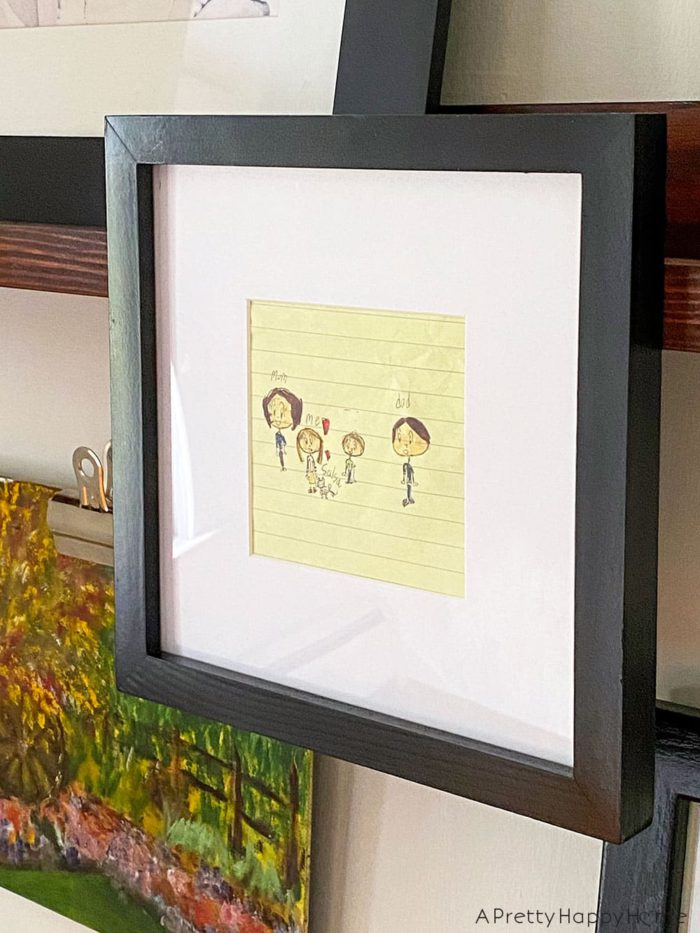 kid art gallery wall the key to decorating with kid art