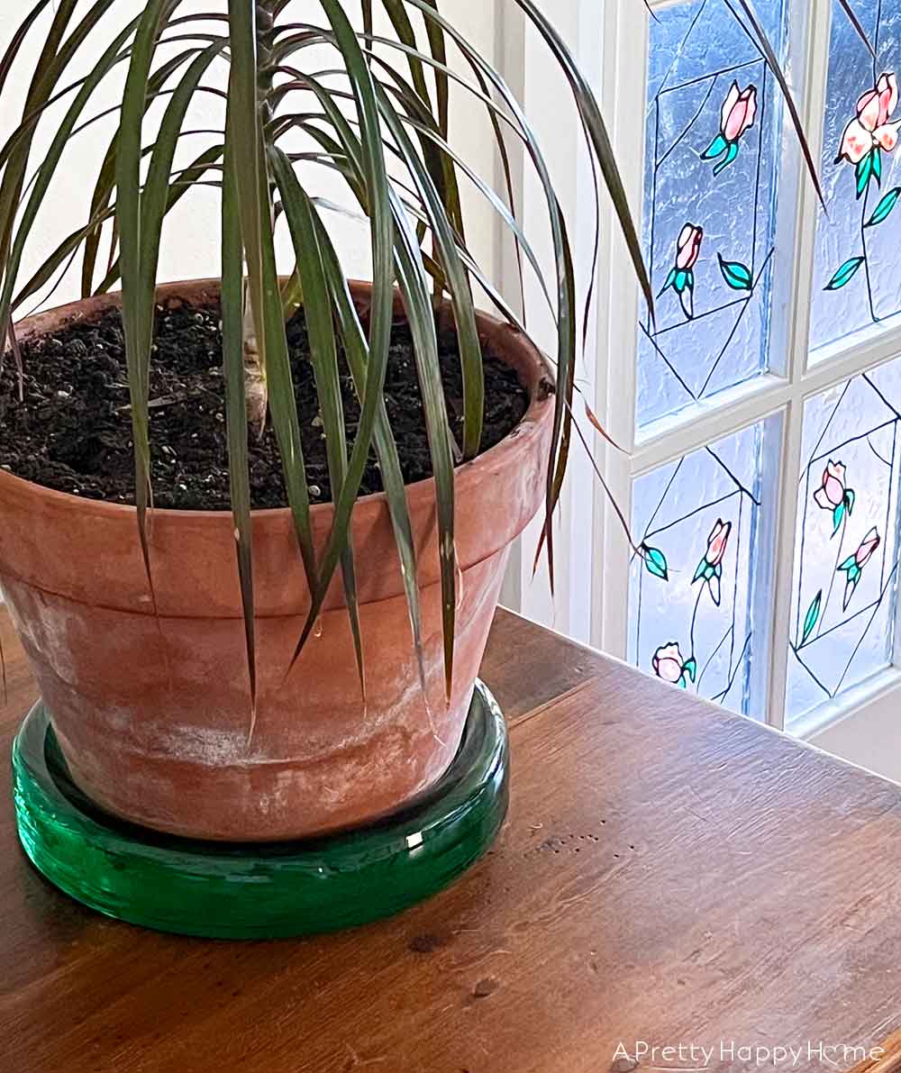 My Latest Thrift Store Finds green glass dish