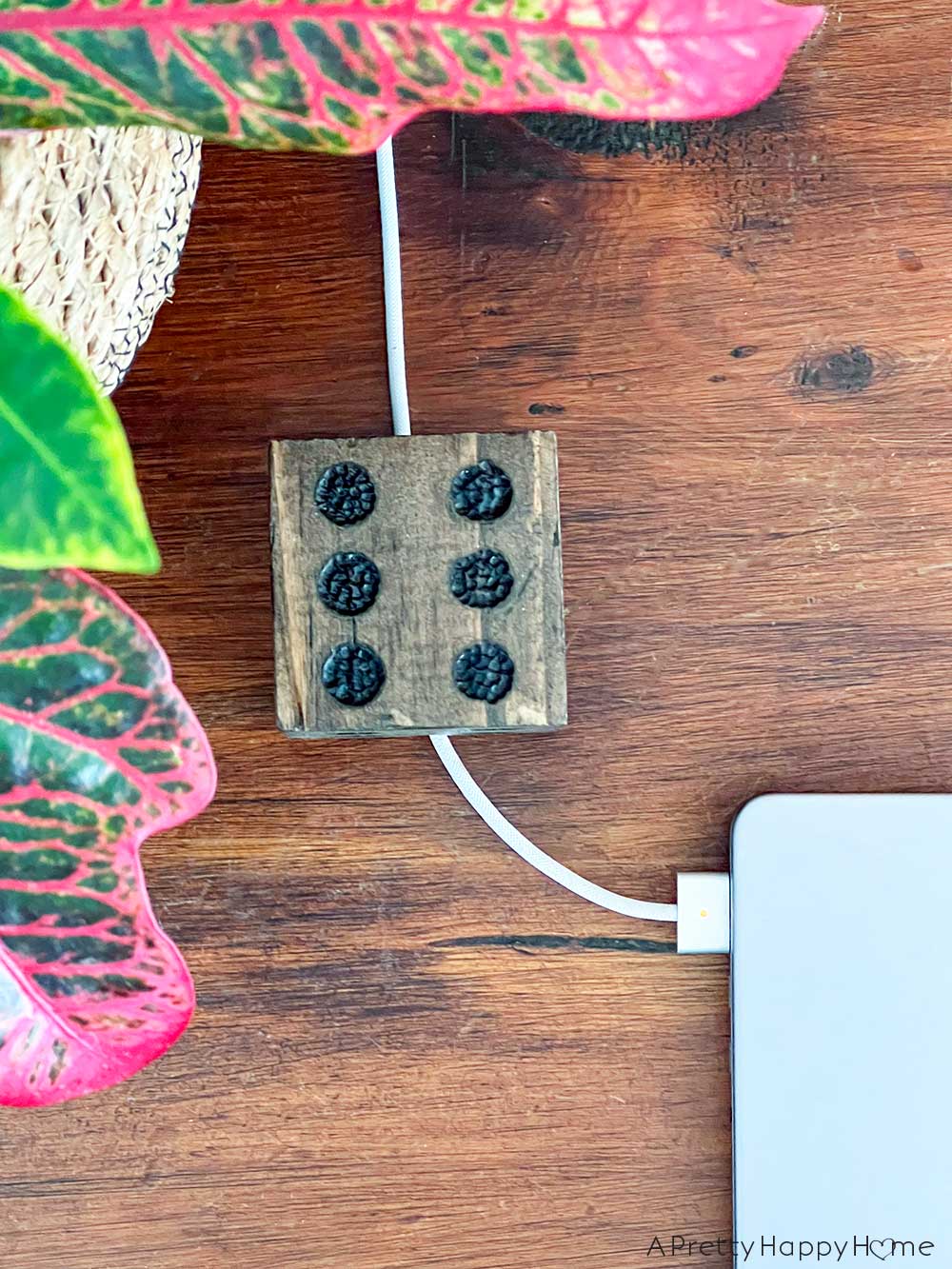 wood dice cord keeper diy wood dice charing cord keeper handmade gifts