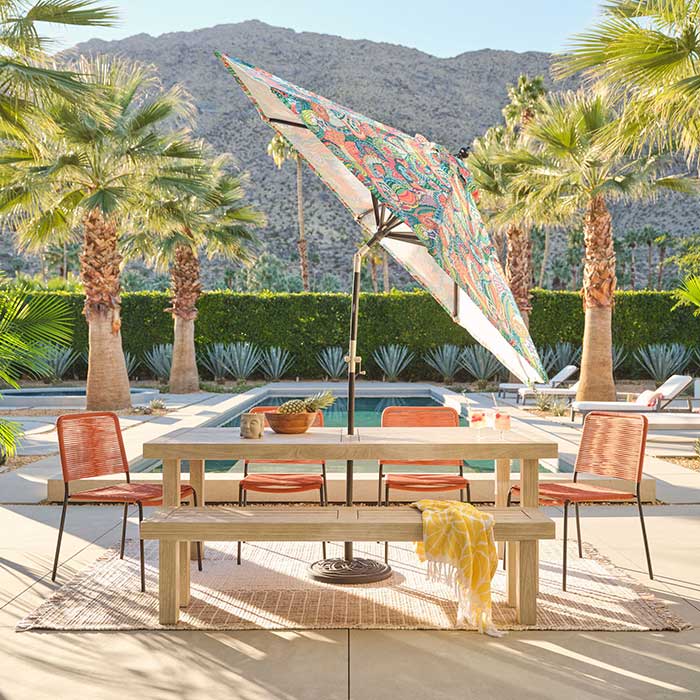 jungle jumble replacement canopy for outdoor umbrella from world market in praise of colorful patio umbrellas