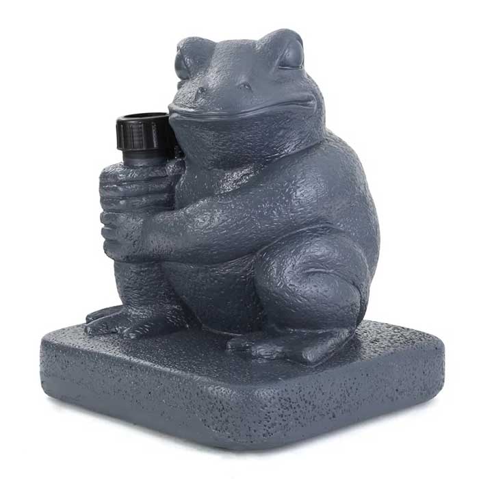 concrete frog free standing umbrella base via Wayfair outdoor gardening finds