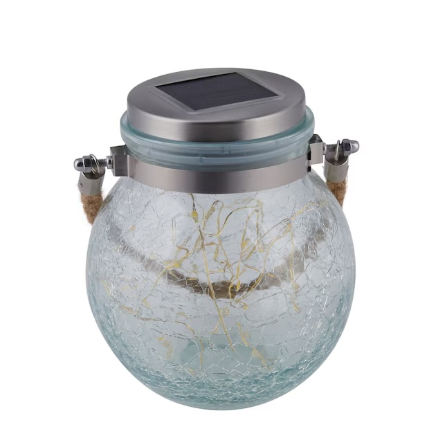 allen and roth solar powered fairy light hanging lantern from lowes